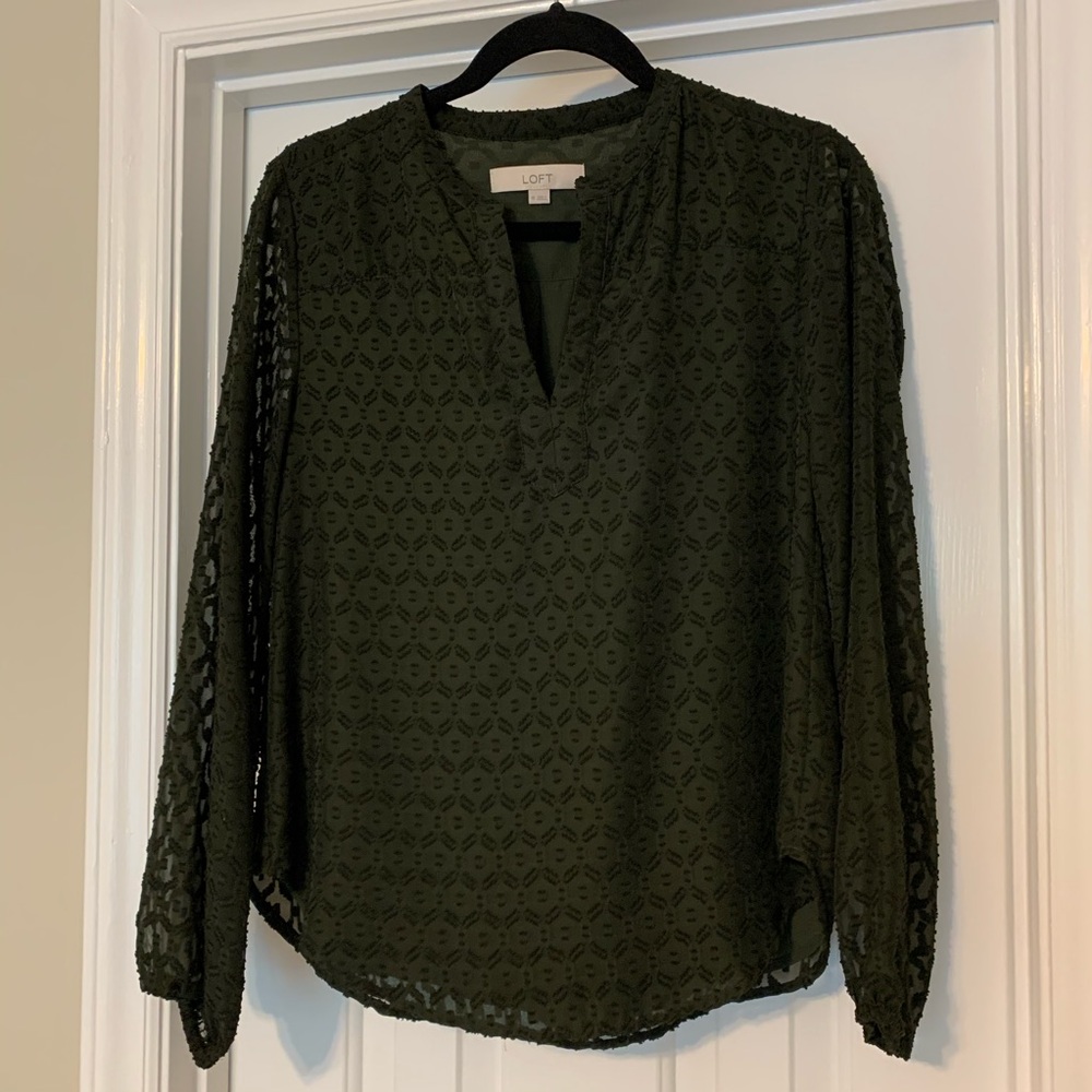 Beautiful sheer lined blouse